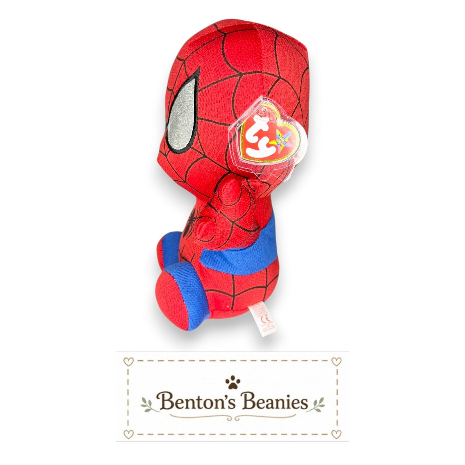 Spiderman TY Marvel Beanie Buddies | Mint Heart & Tush Tags