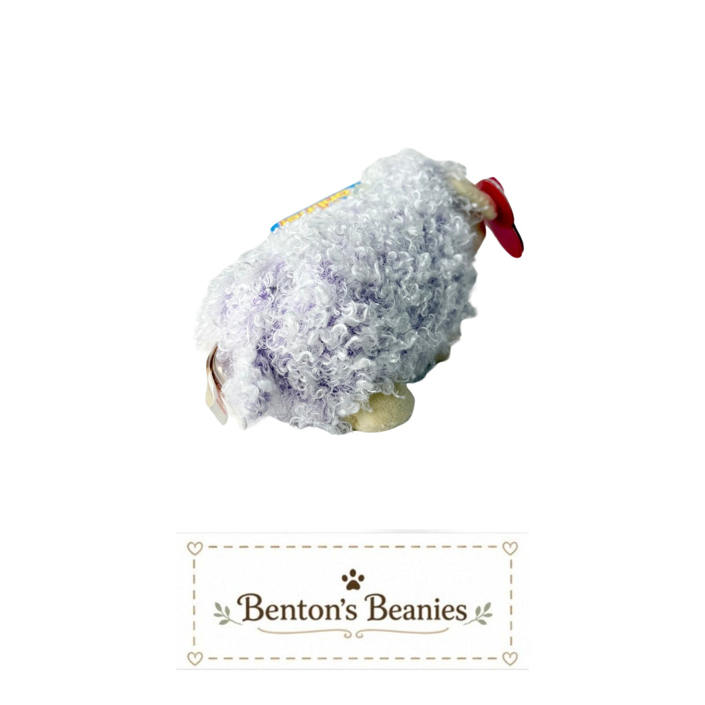 Shearsly the Sheep TY Beanie Baby | Mint Heart Tush Tag