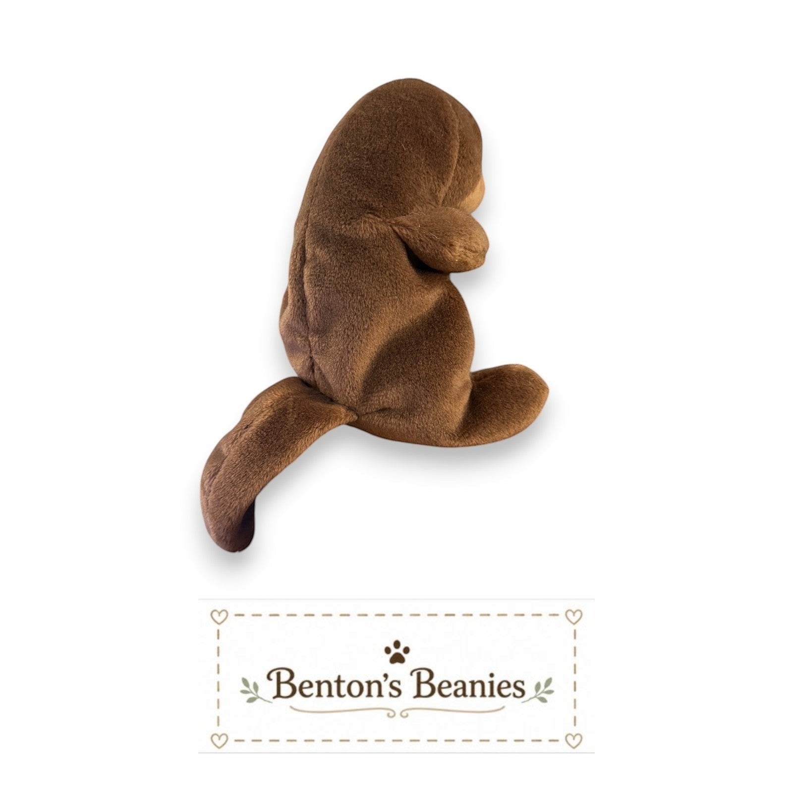 Seaweed the Otter TY Beanie Baby | Mint Heart & Tush Tag