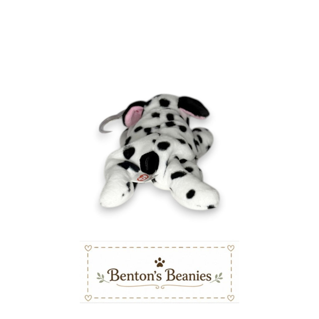 Dotty II the Dalmatian TY Beanie Baby | Mint Heart/ Tush Tag
