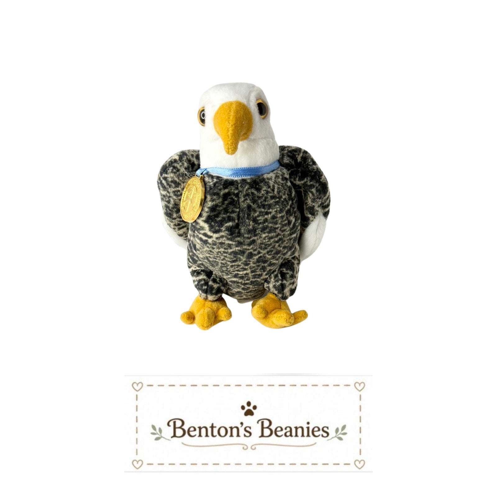 Valor the Eagle TY Beanie Baby | Mint Heart & Tush Tag