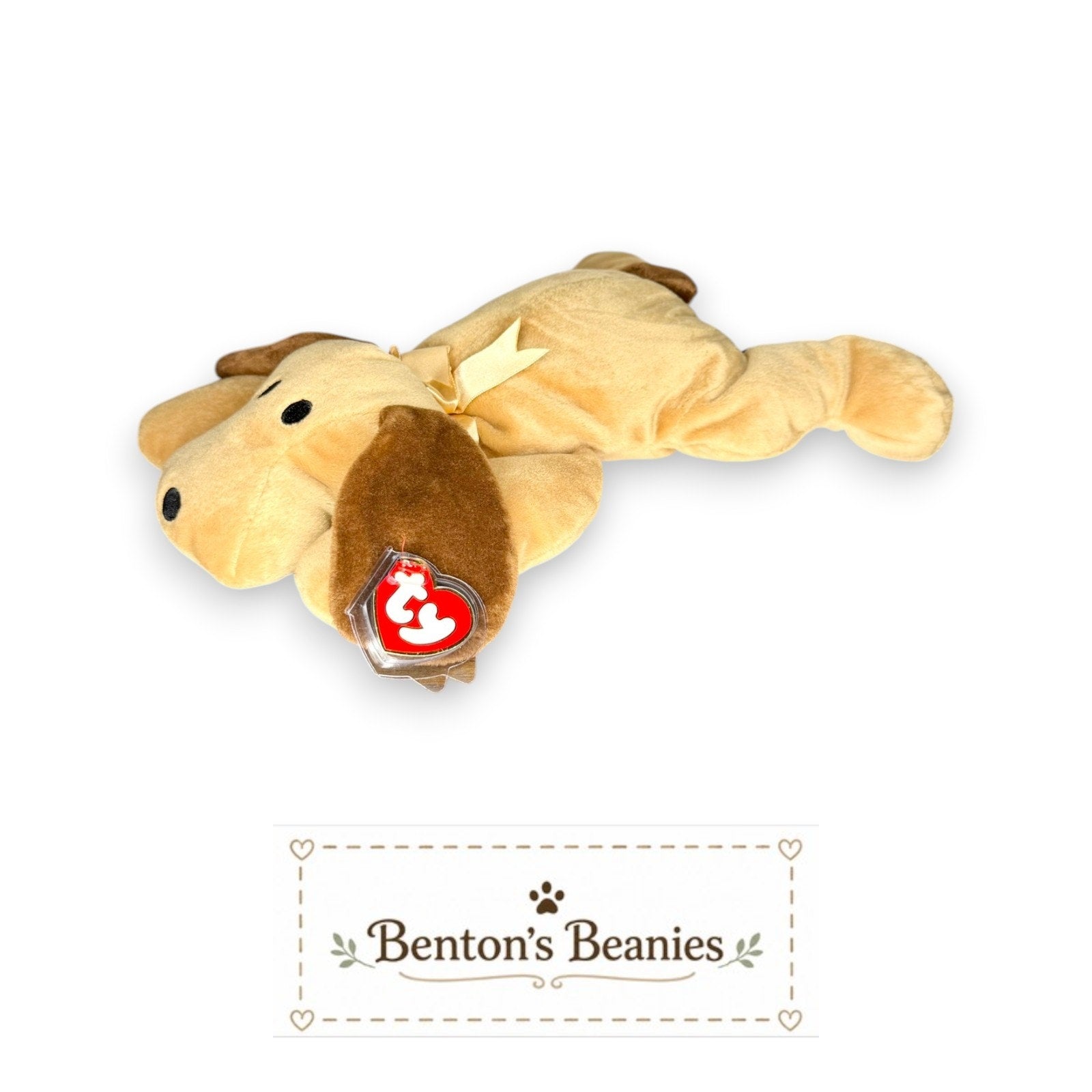 Woof the Dog TY Pillow Pal | Mint Heart & Tush Tag
