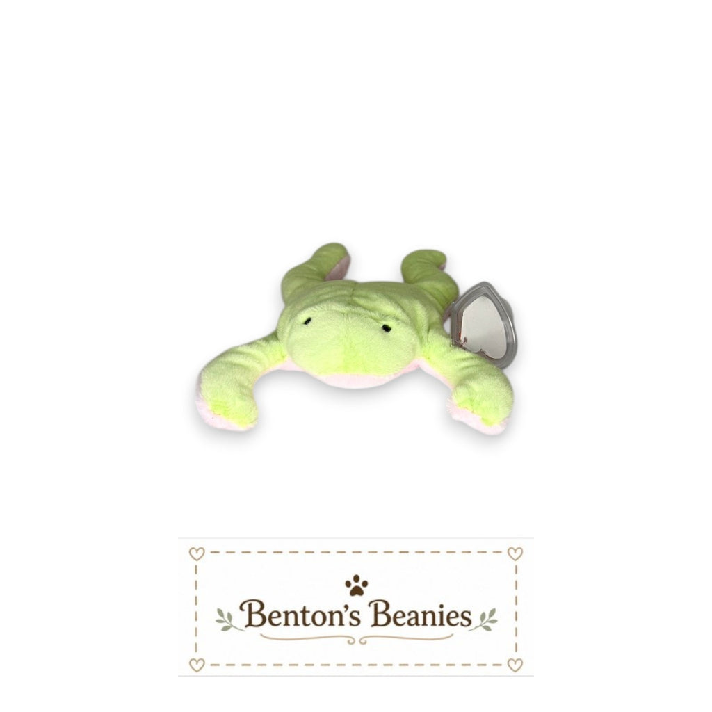 Legs II the Frog TY Beanie Baby | Mint Heart & Tush Tag