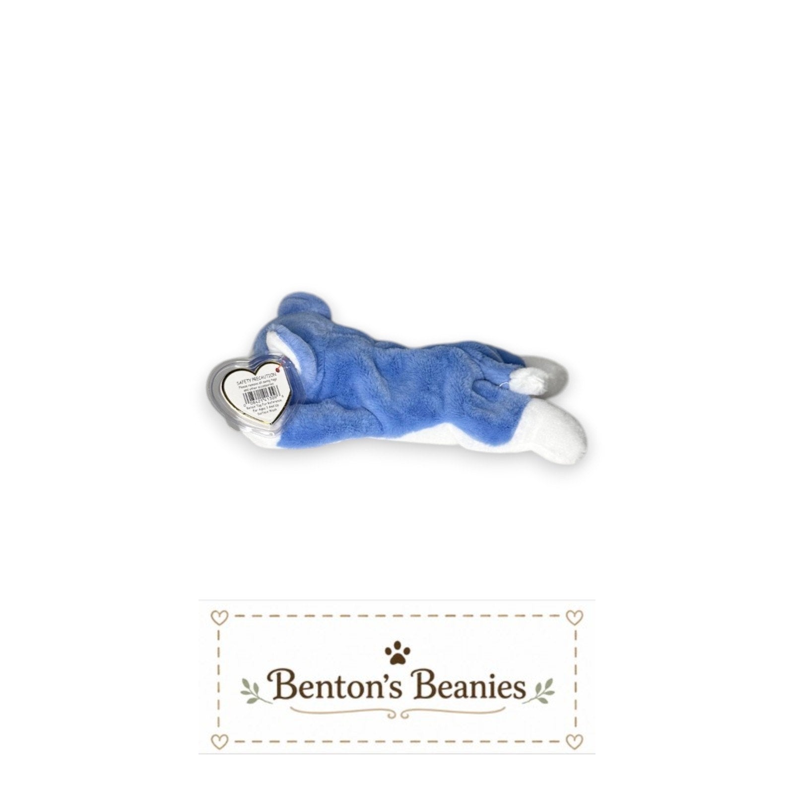 Nanook II the Husky TY Beanie Baby | Mint Heart & Tush Tag