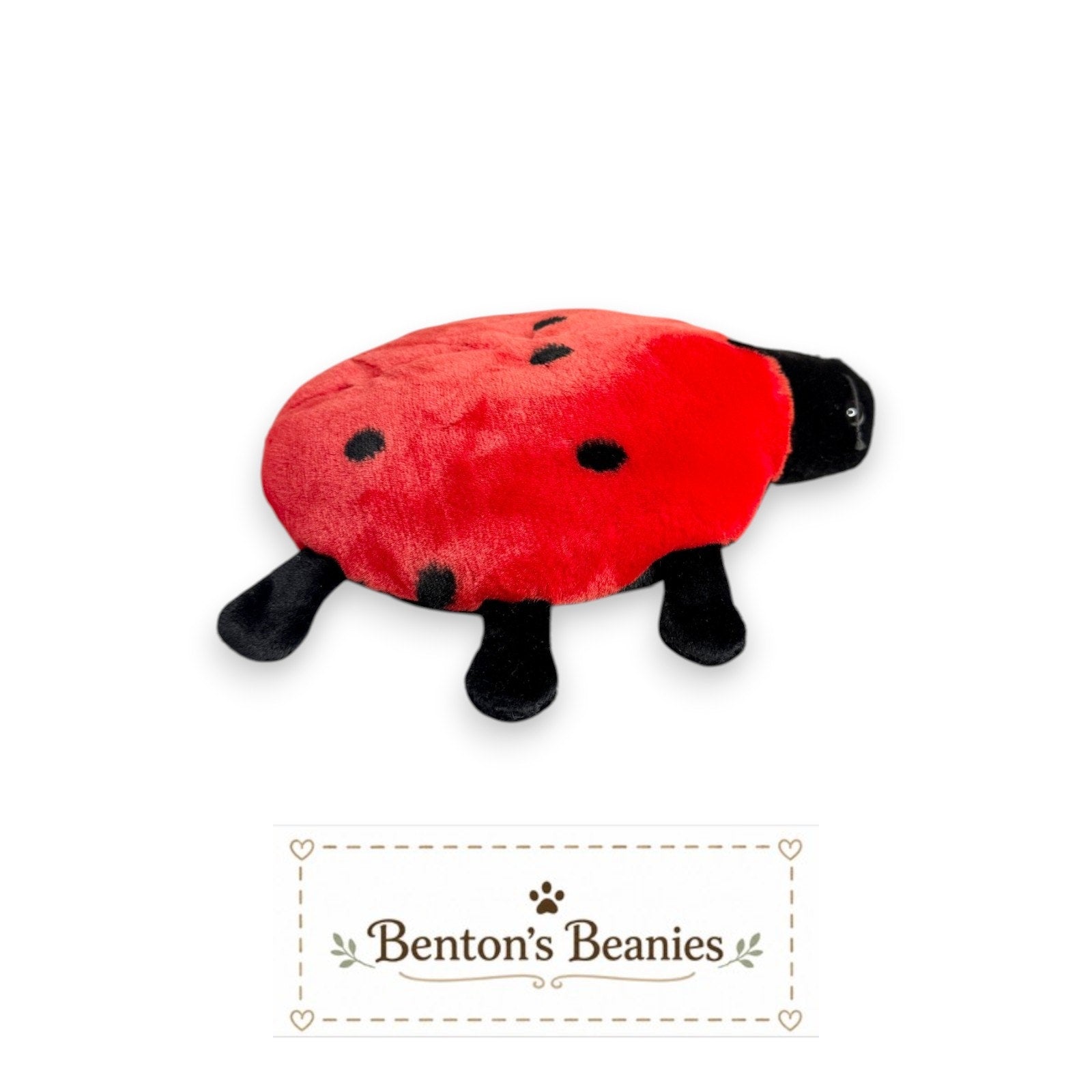 Lucky the Ladybug TY Beanie Buddies | Mint Heart & Tush Tags
