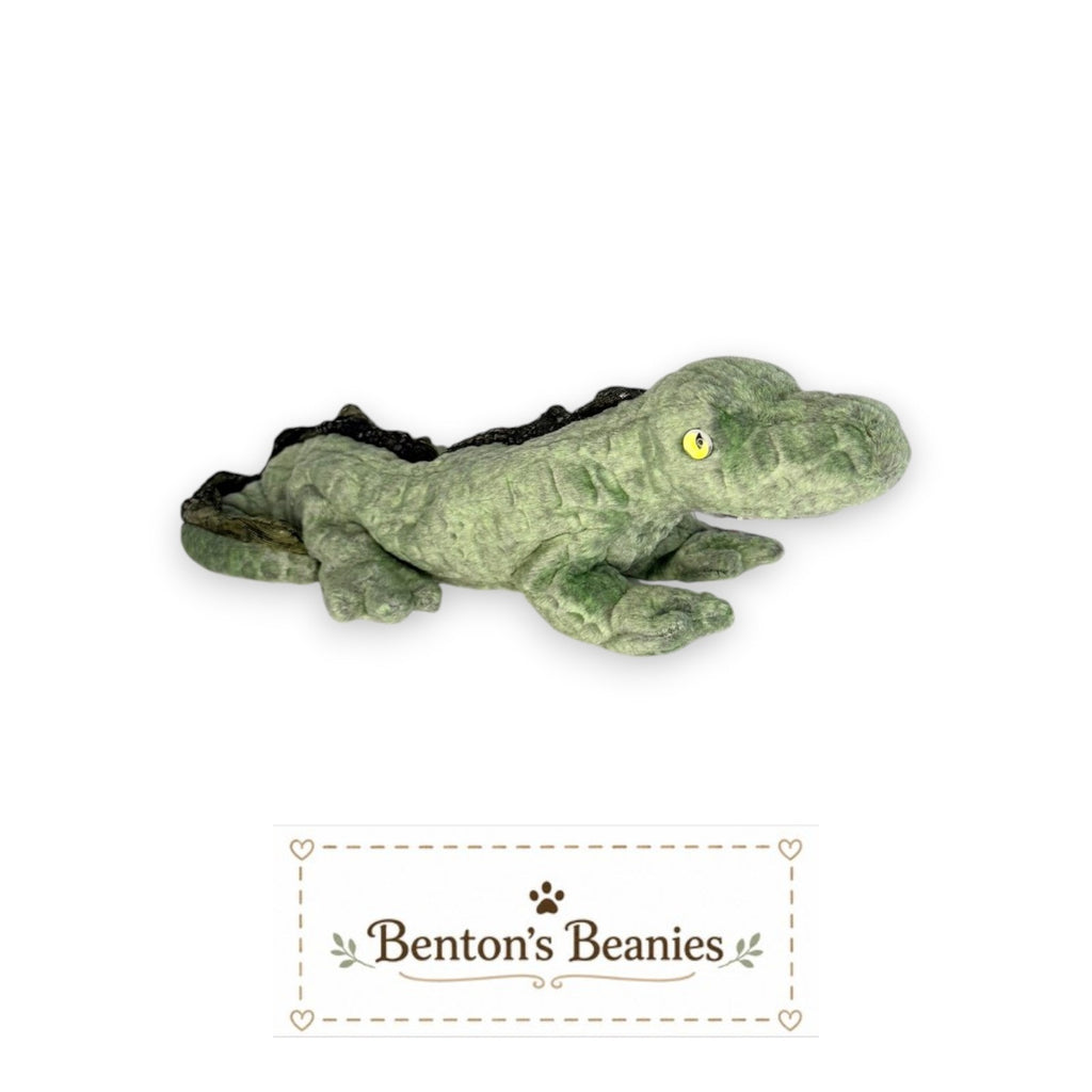 Swampy the Alligator TY Beanie Baby | Mint Heart & Tush Tag