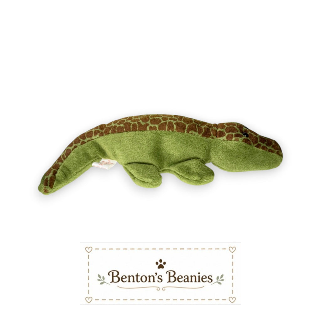 Ally the Alligator TY Beanie Baby | Mint Heart & Tush Tag