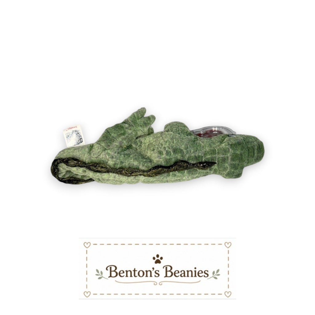 Swampy the Alligator TY Beanie Baby | Mint Heart & Tush Tag