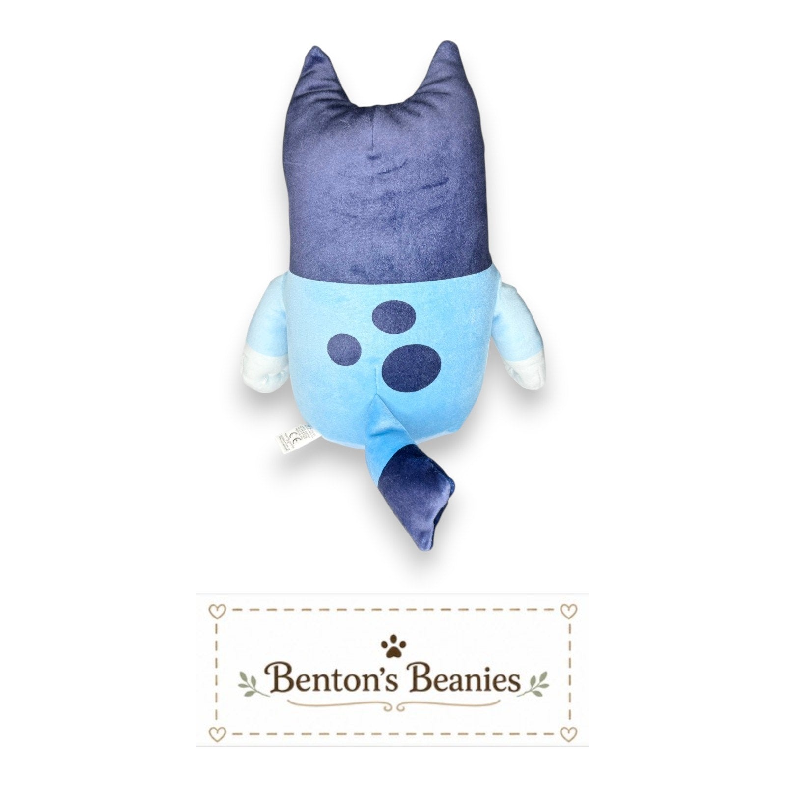 Bluey Official TY Beanie Buddies | Mint Heart & Tush Tags