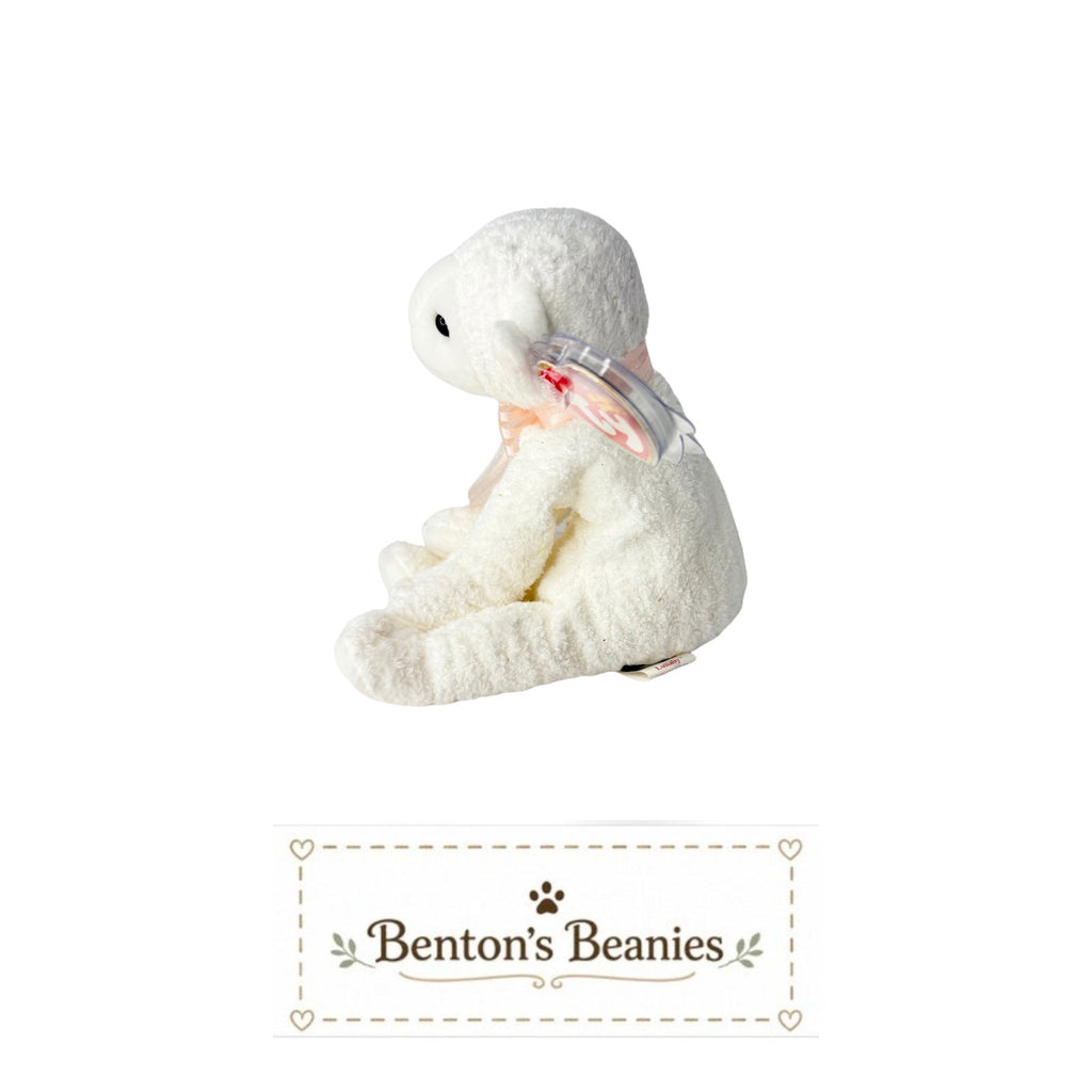 Lullaby the Lamb Pig TY Beanie Baby | Mint Heart & Tush Tag