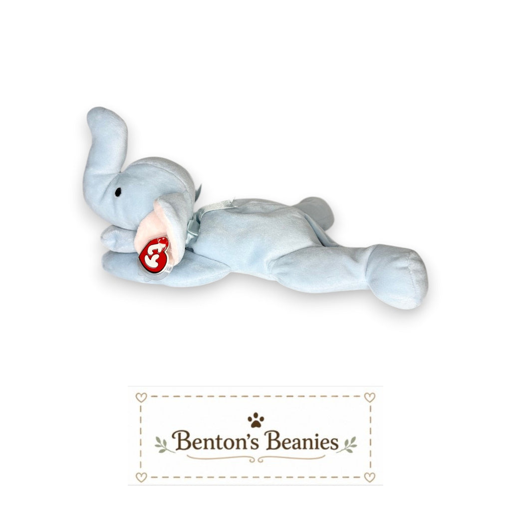 Squirt the Elephant TY Pillow Pal | Mint Heart & Tush Tag