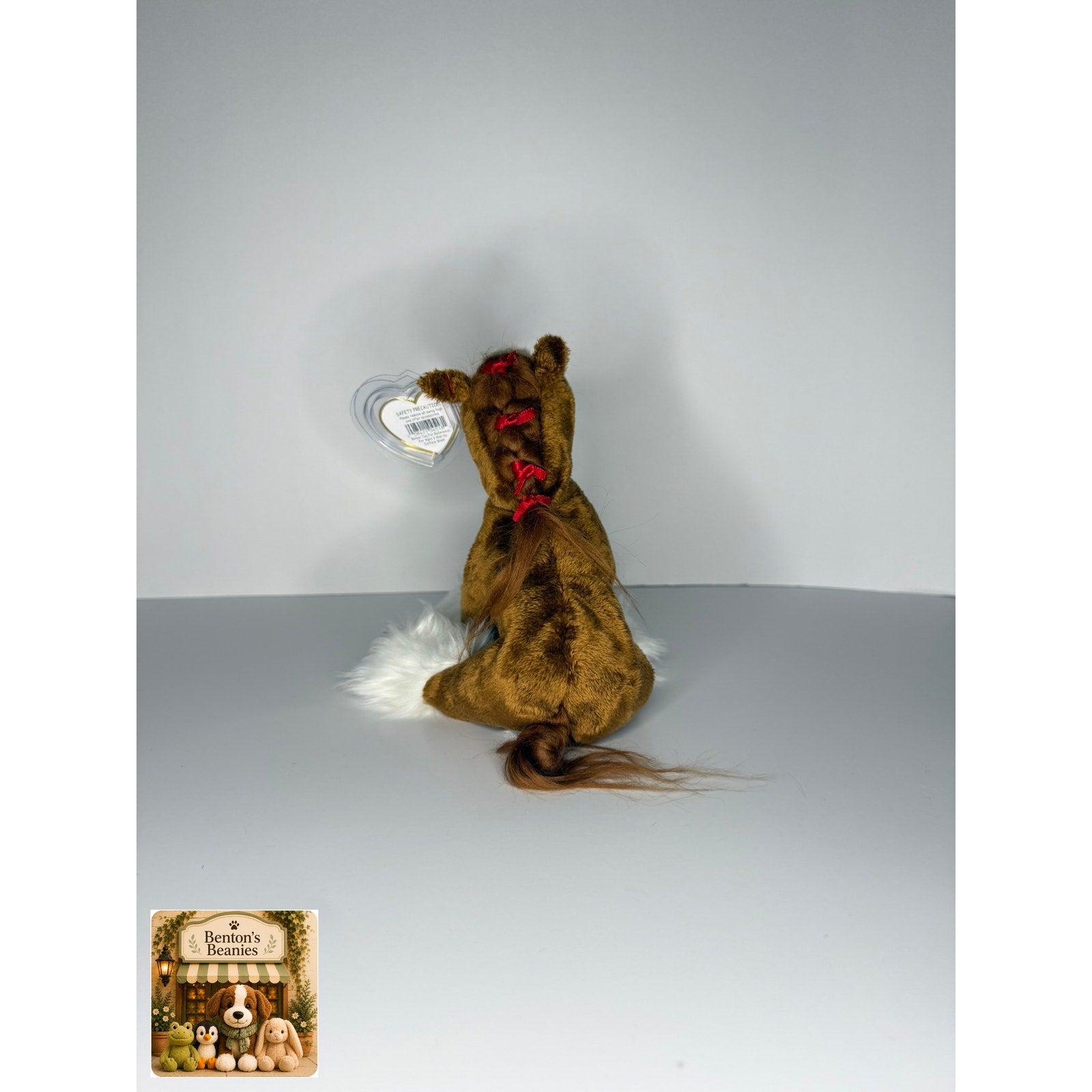 Hoofer the Horse TY Beanie Baby | Mint Heart & Tush Tag