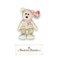 Celebrate the Bear TY Beanie Baby | Mint Heart & Tush Tag