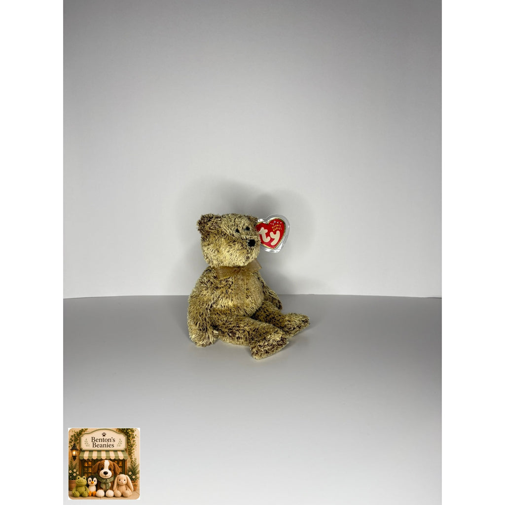 Harry the Bear TY Beanie Baby | Mint Heart & Tush Tag