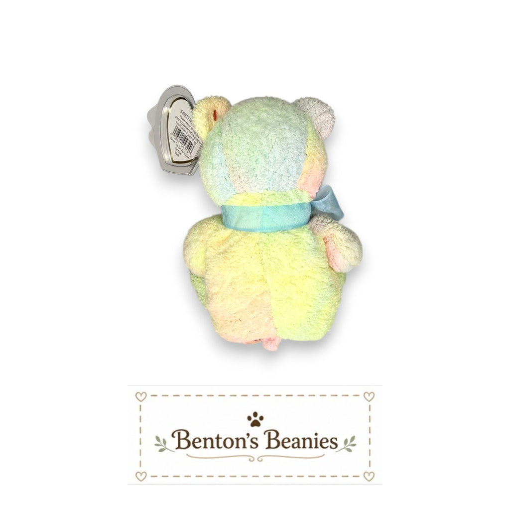 Mellow the Bear TY Beanie Baby | Mint Heart/Tush Tag