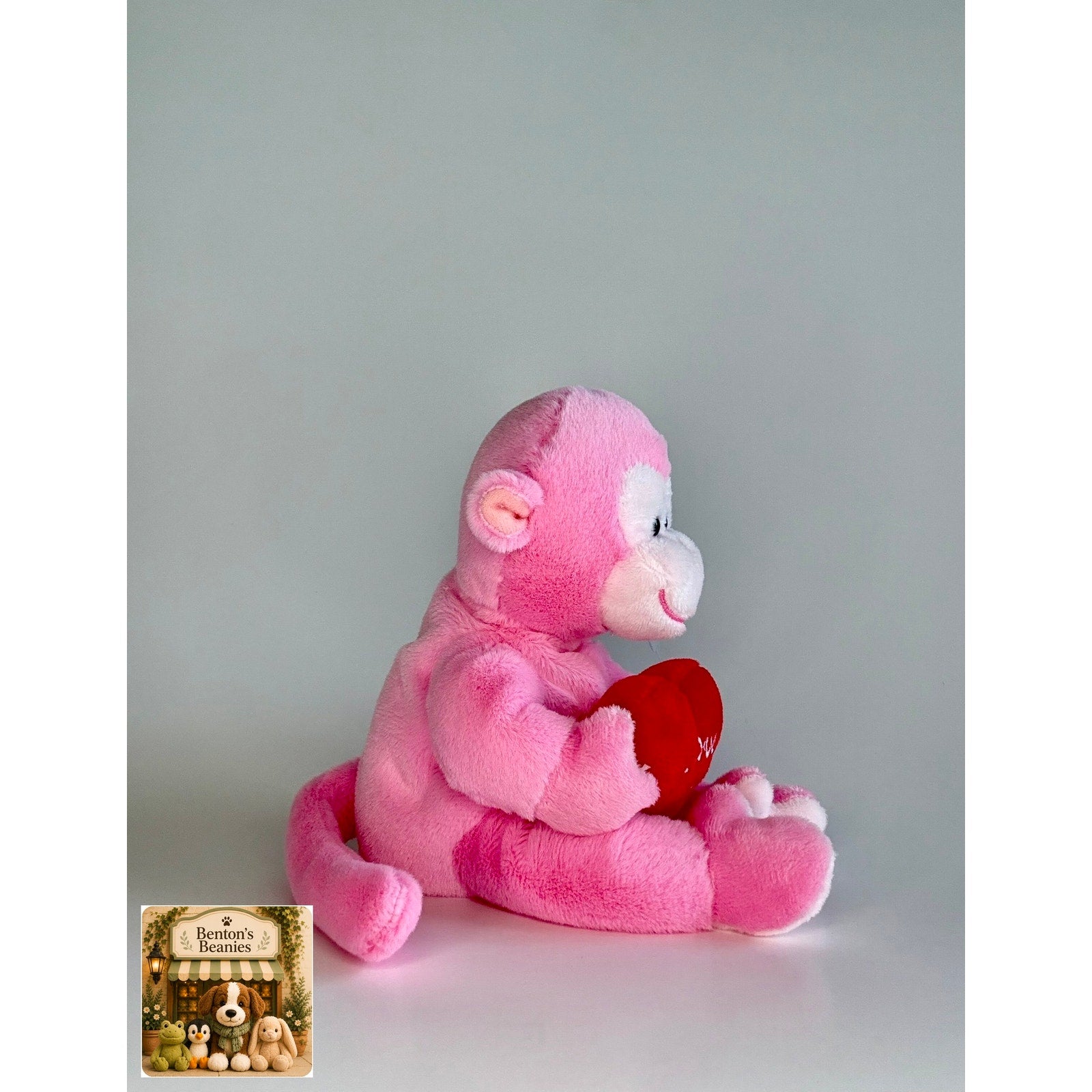 Cherub the Monkey TY Beanie Baby | Mint Heart/Tush Tag NEW