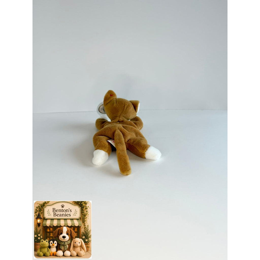 Nip the Cat TY Beanie Baby | Mint Heart & Tush Tags