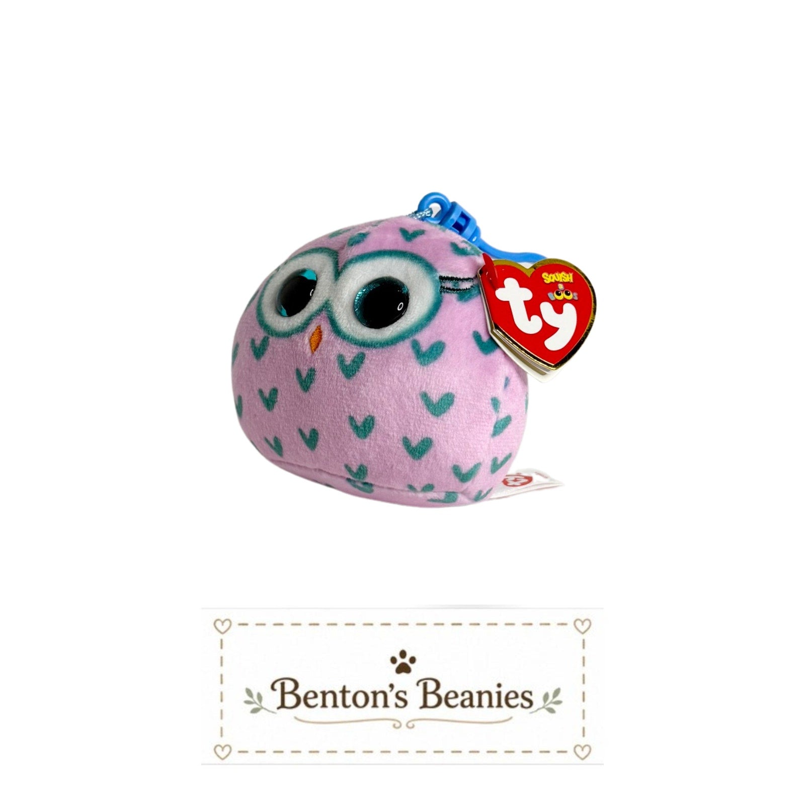 Winks the Owl TY Keyclip | New | Mint with Tags