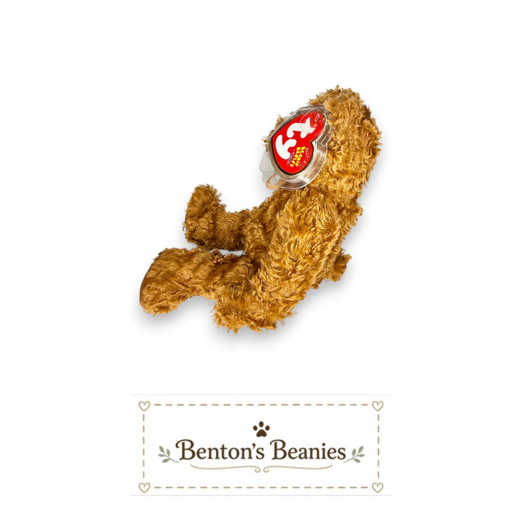 Hawthorne the Bear TY Beanie Baby | Mint Heart & Tush Tag
