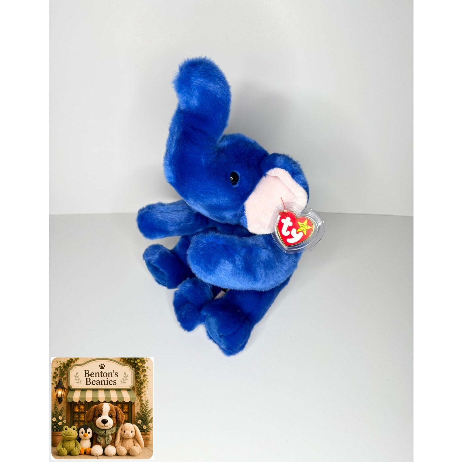 Peanut the Elephant TY Beanie Buddies | Mint Tags