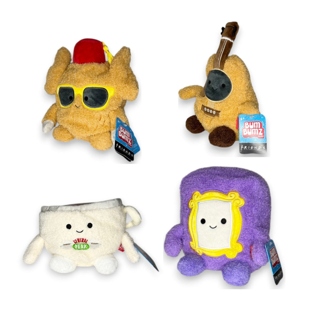 FRIENDS SET BumBumz Plush Collection – 4 Collectible Plush Characters
