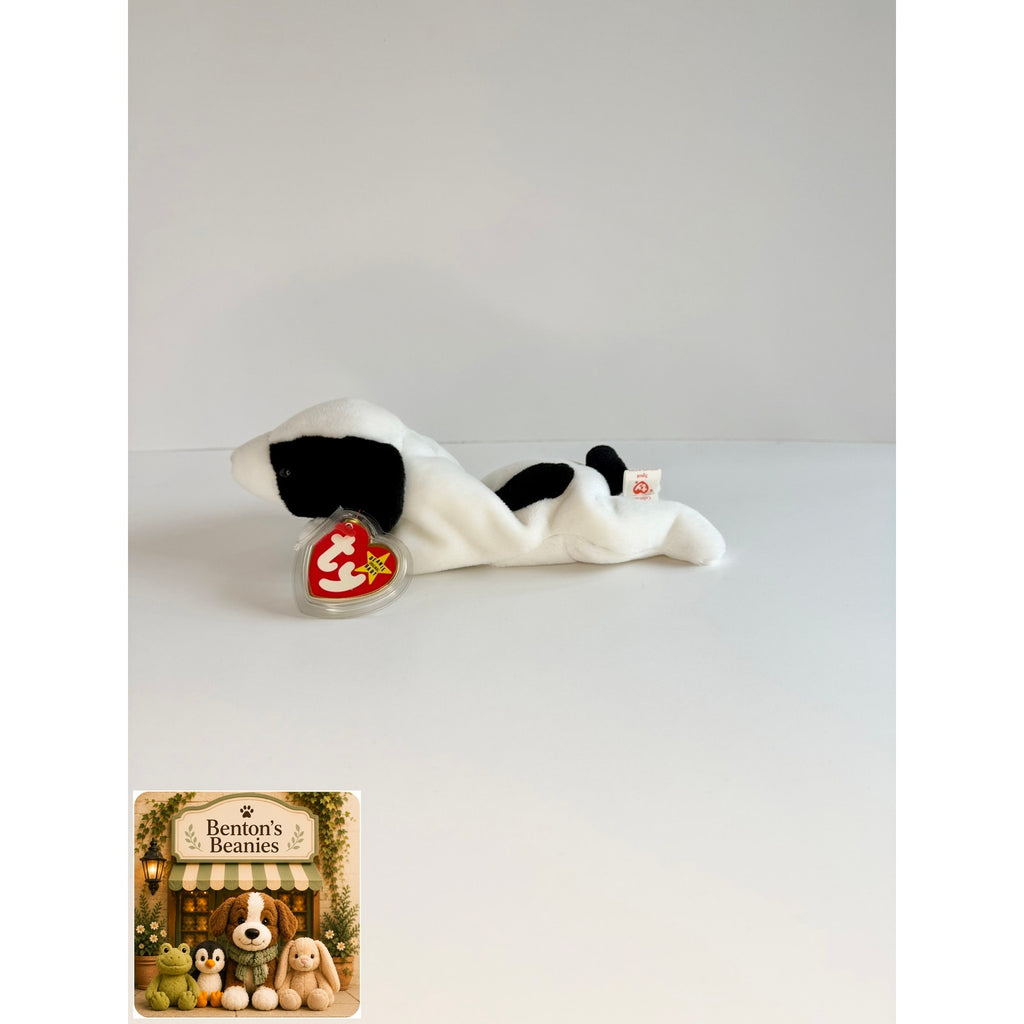 Spot the Dog TY Beanie Baby | Mint Heart & Tush Tag