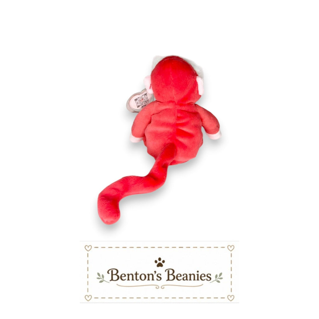 Foster the Monkey TY Beanie Baby | Mint Heart & Tush Tag