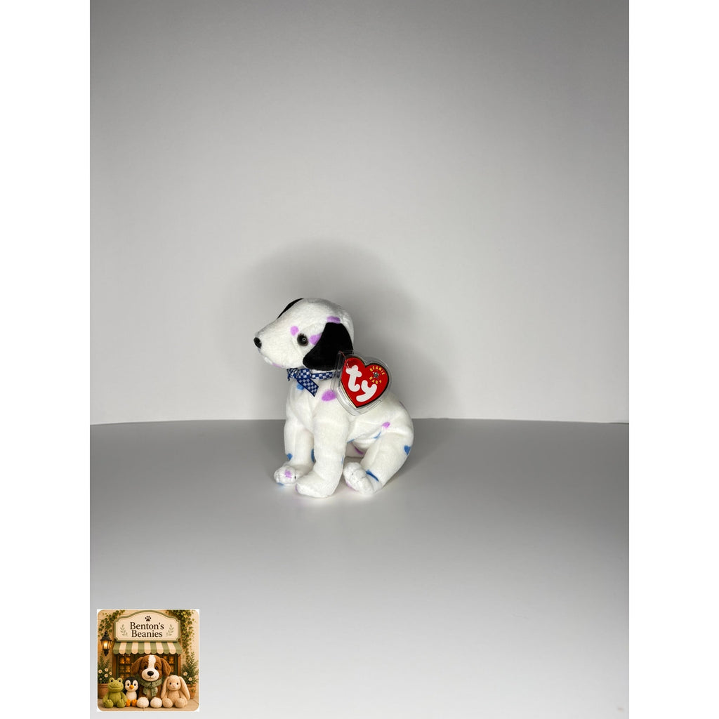 Dizzy the Dog TY Beanie Baby | Mint Heart & Tush Tag