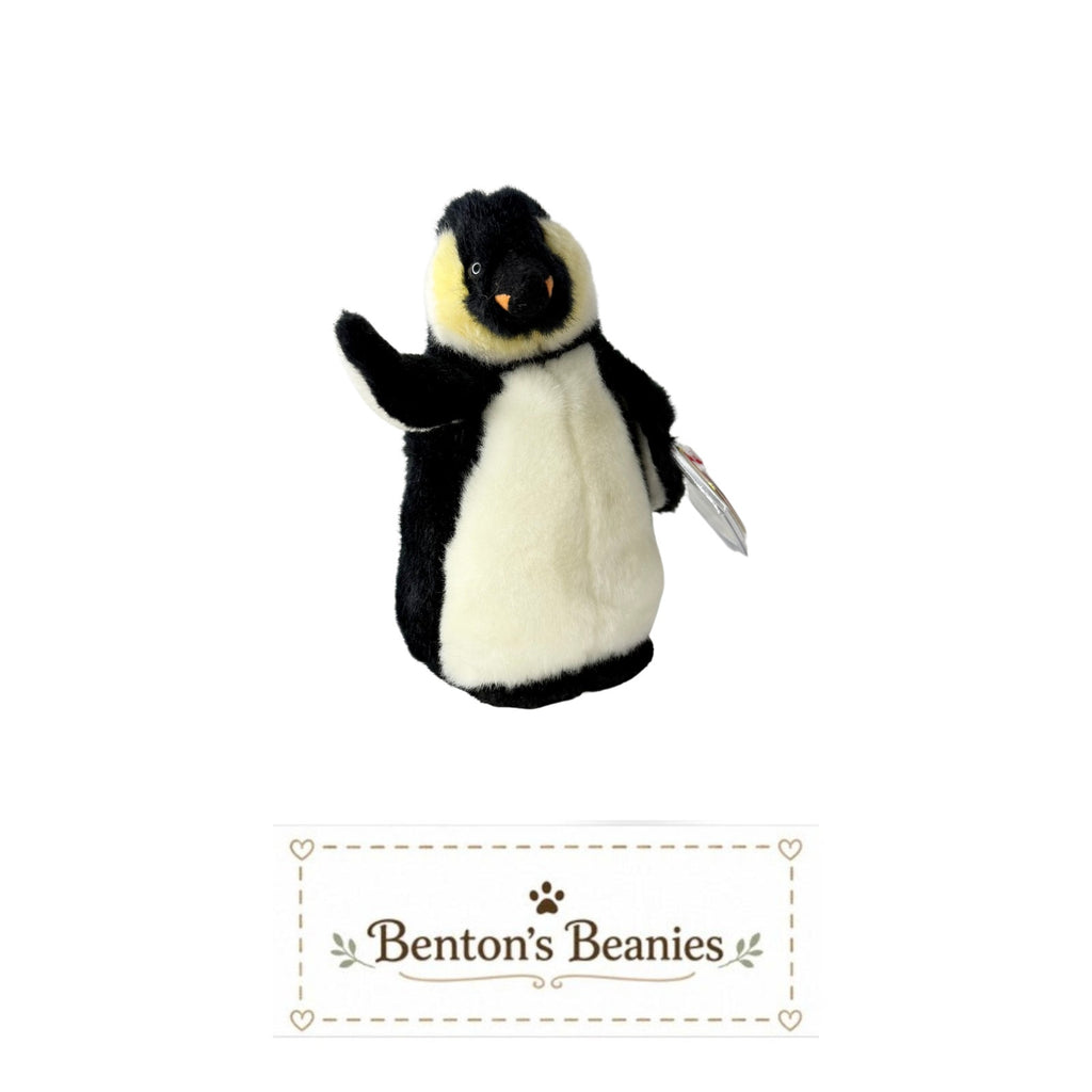 Admiral the Penguin TY Beanie Baby | Mint Heart & Tush Tag