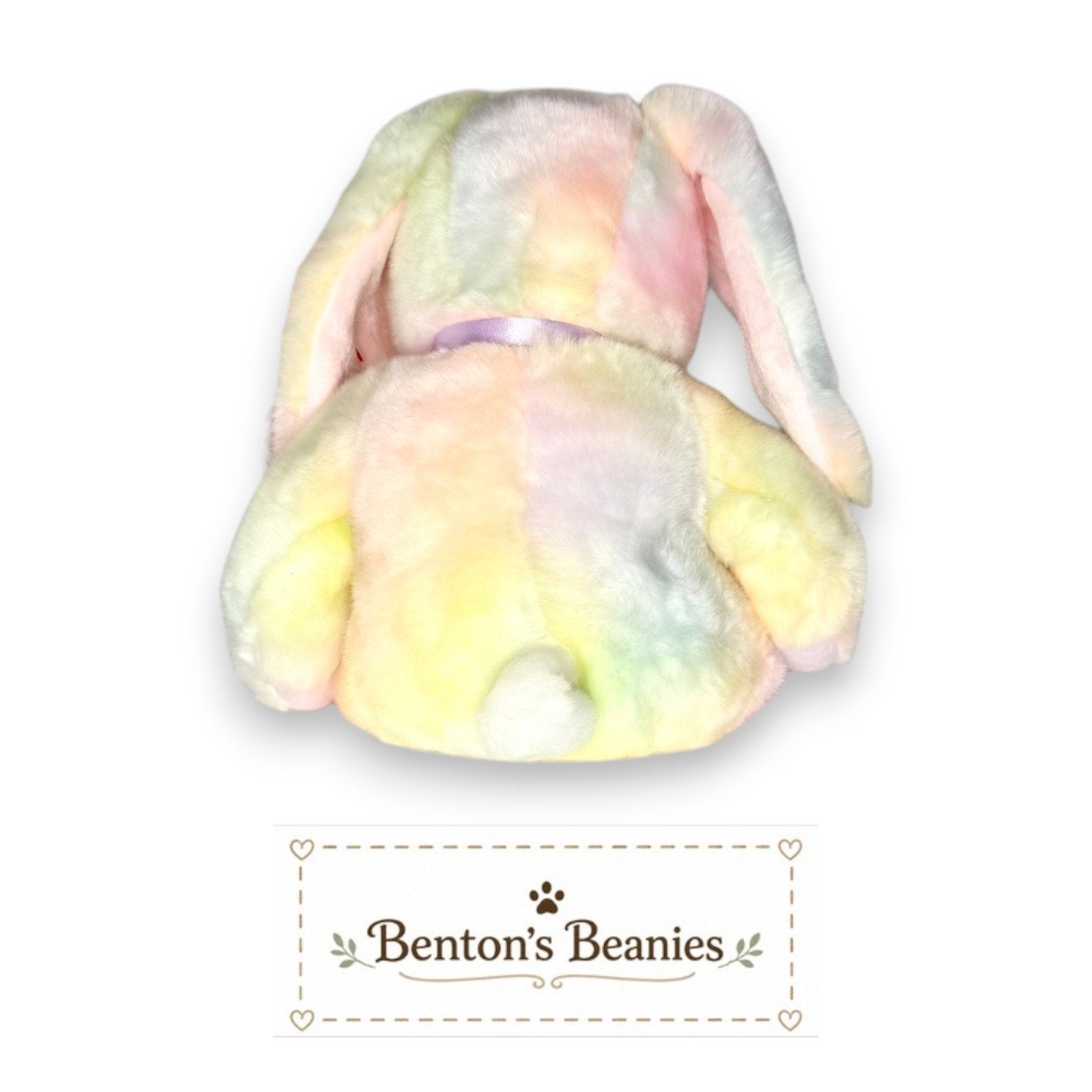 Hippie the Bunny TY Beanie Buddies | Mint Heart & Tush Tags