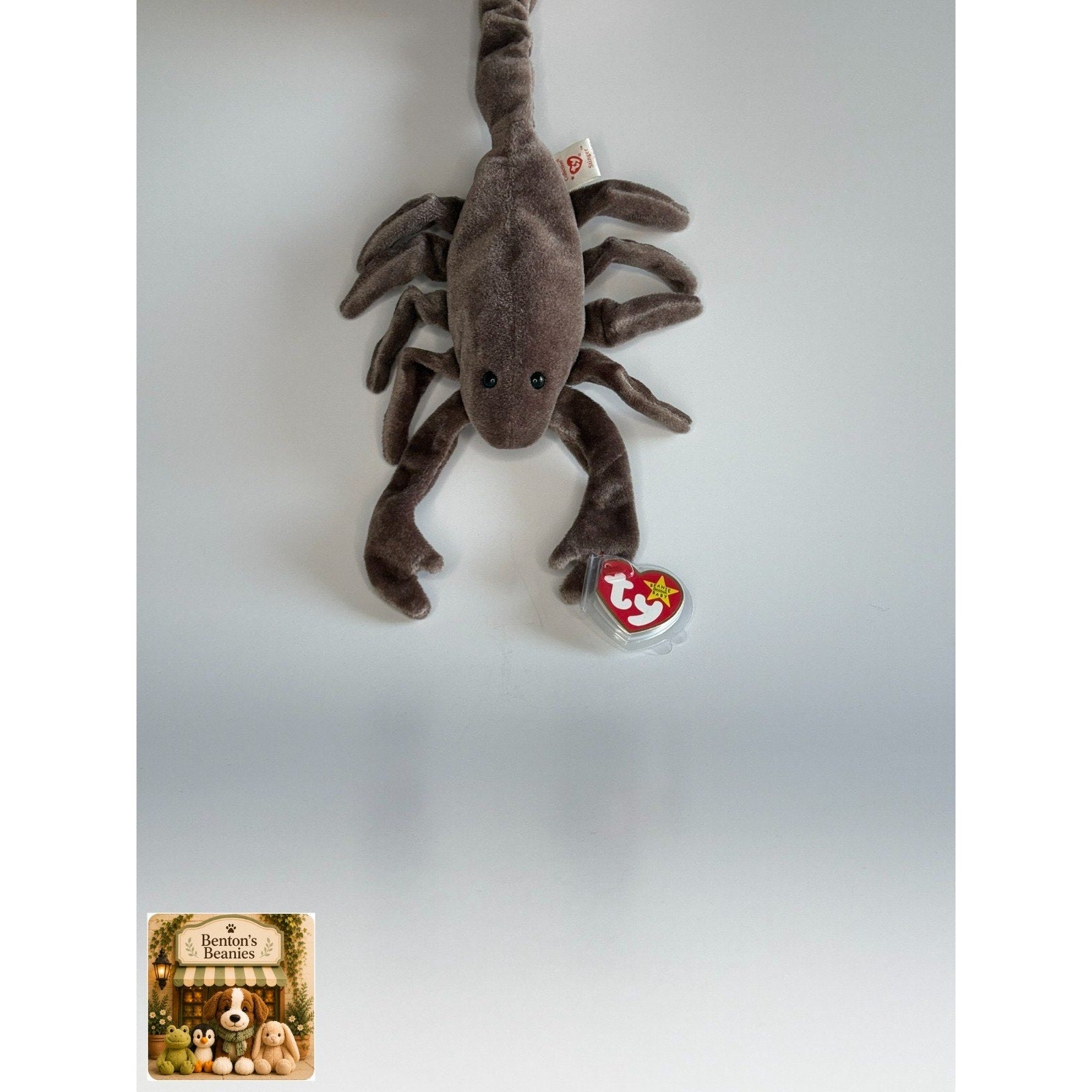 Stinger the Scorpion TY Beanie Baby | Mint Heart & Tush Tag
