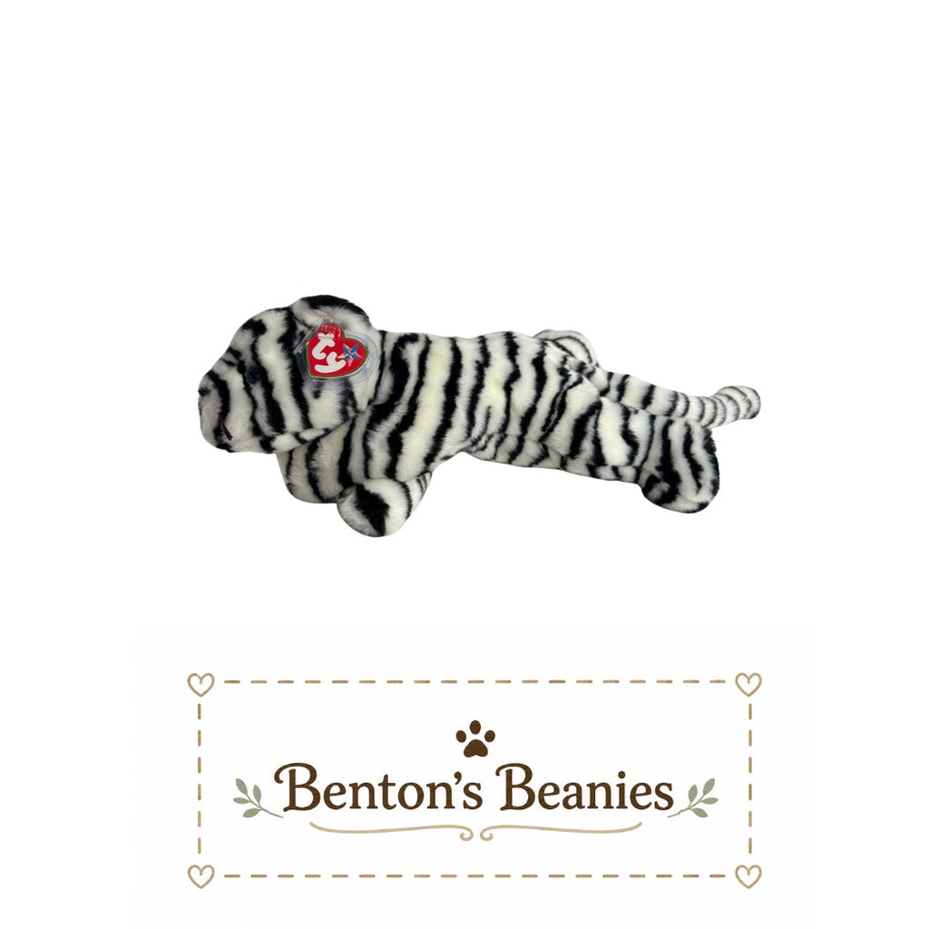 Blizzard the Snow Leopard TY Beanie Buddies | Mint Tags
