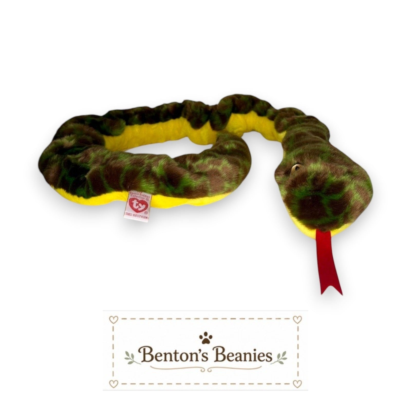 Slither the Snake TY Beanie Buddy | Mint Tags
