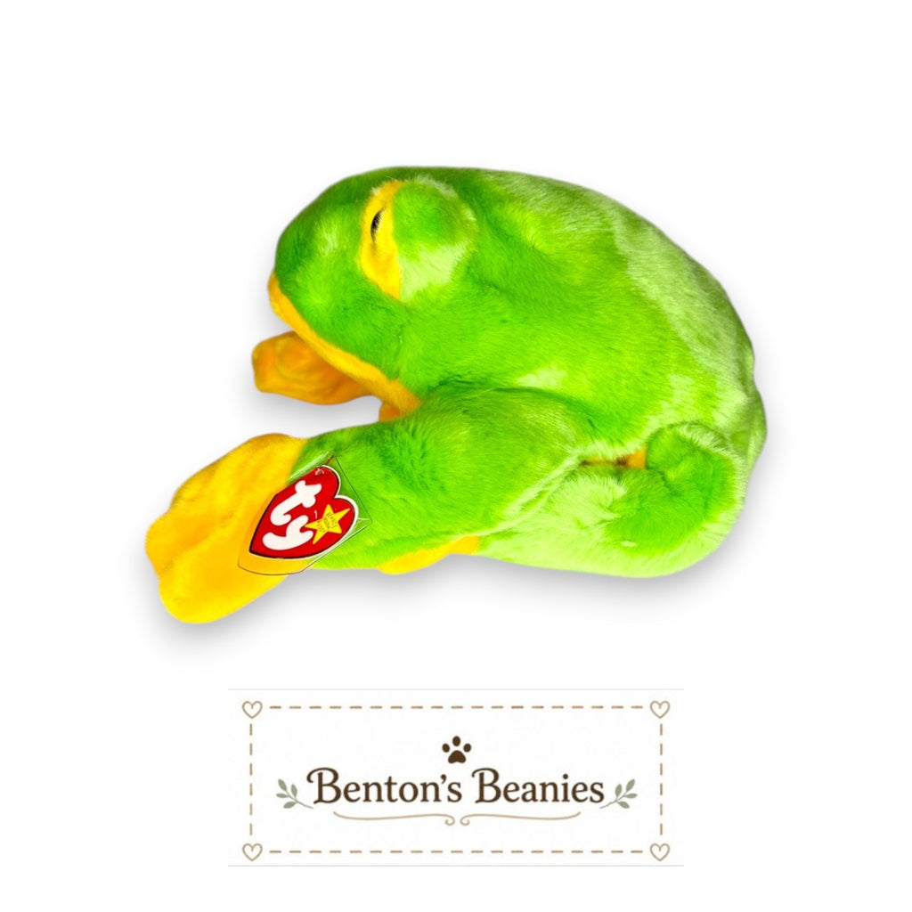 Smoochy the Frog TY Beanie Buddies | Mint Heart & Tush Tags