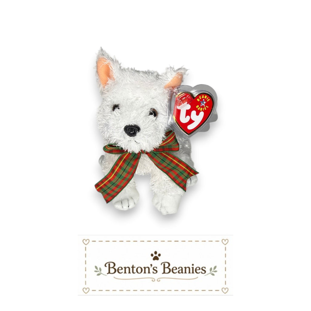 Kirby the Dog TY Beanie Baby | Mint Heart & Tush Tag