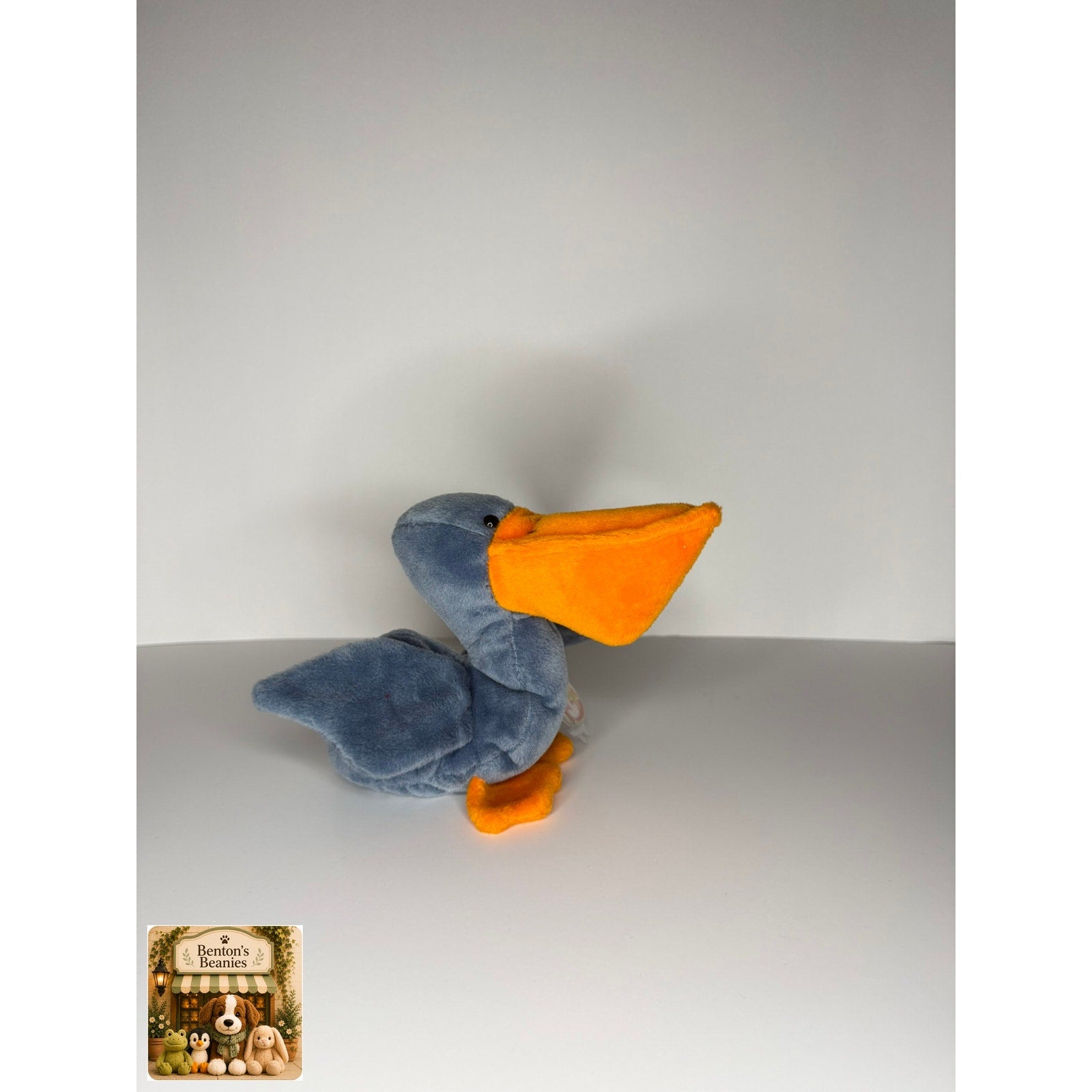 Scoop the Pelican TY Beanie Baby | Mint Heart & Tush Tag