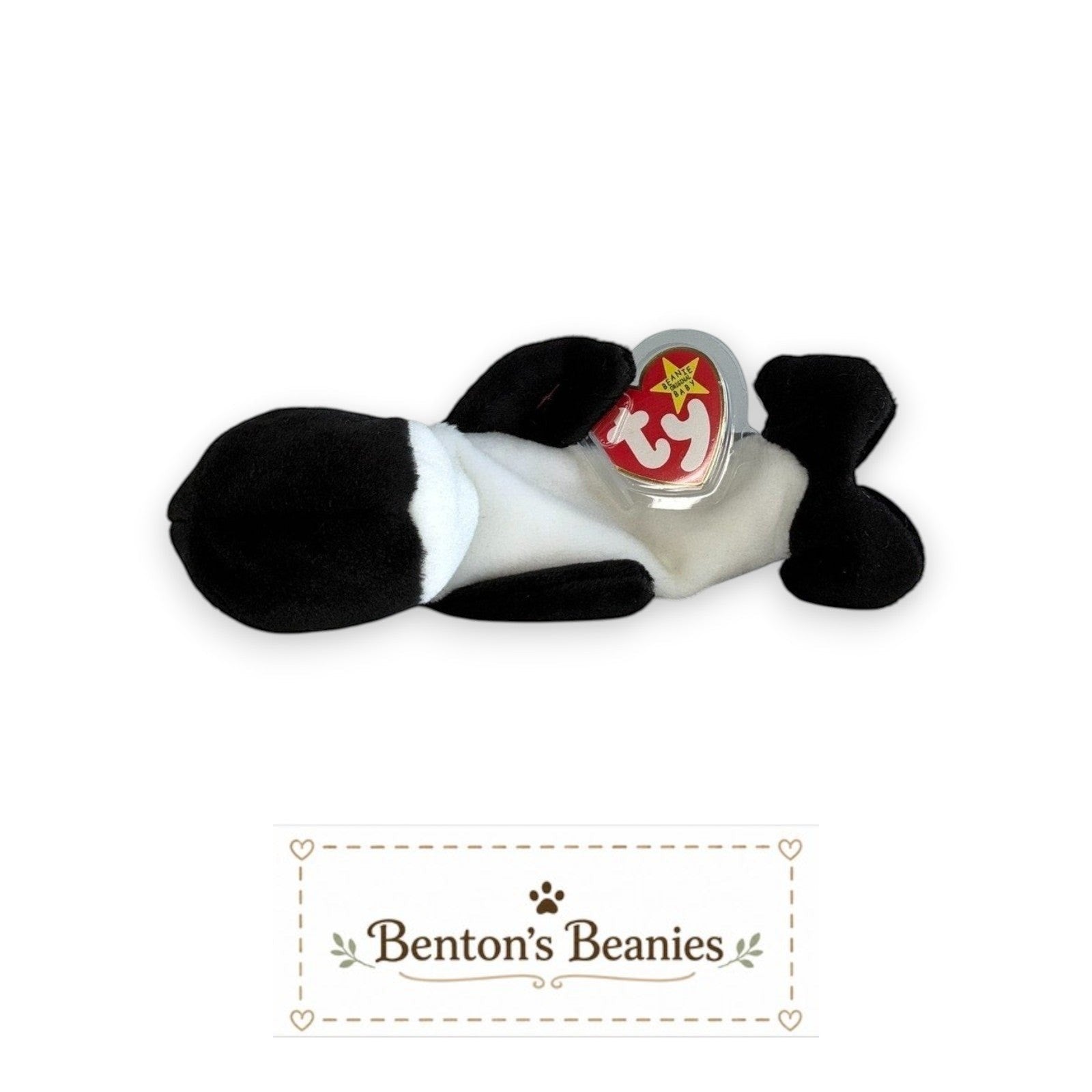 Waves the Orca TY Beanie Baby | Mint Heart & Tush Tag