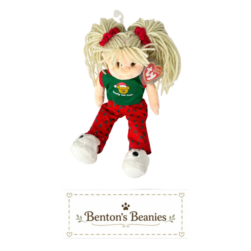 Jolly Janie TY Beanie Boppers | Mint Heart & Tush Tag