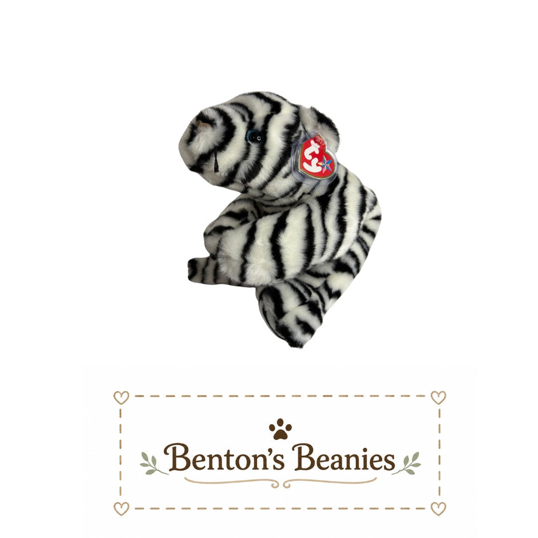 Blizzard the Snow Leopard TY Beanie Buddies | Mint Tags