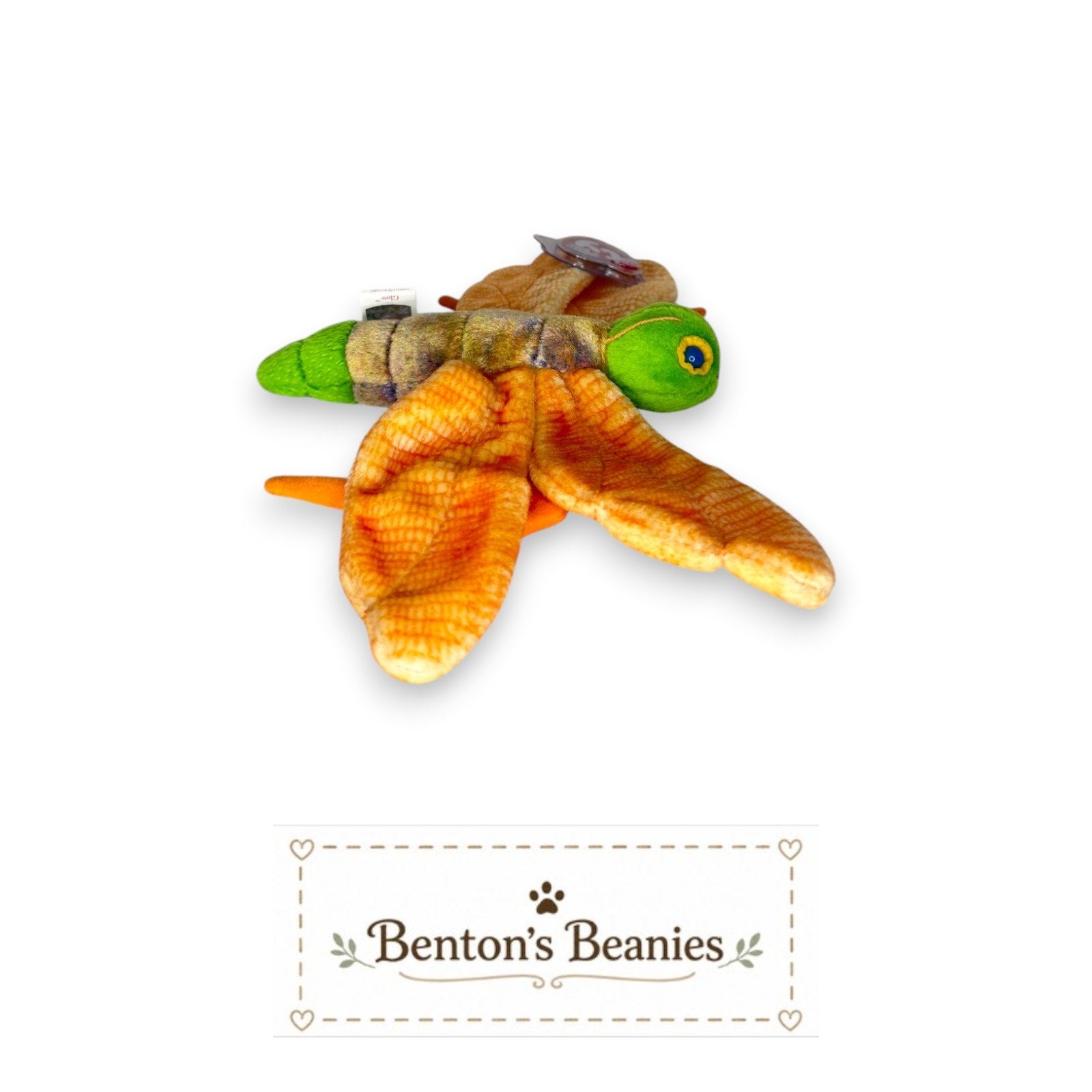 Glow the Firefly TY Beanie Baby | Mint Heart & Tush Tag