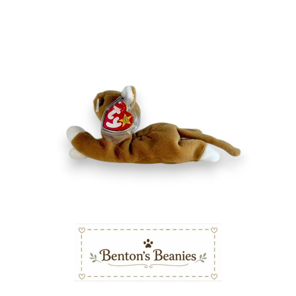 Nip the Cat TY Beanie Baby | Mint Heart & Tush Tags