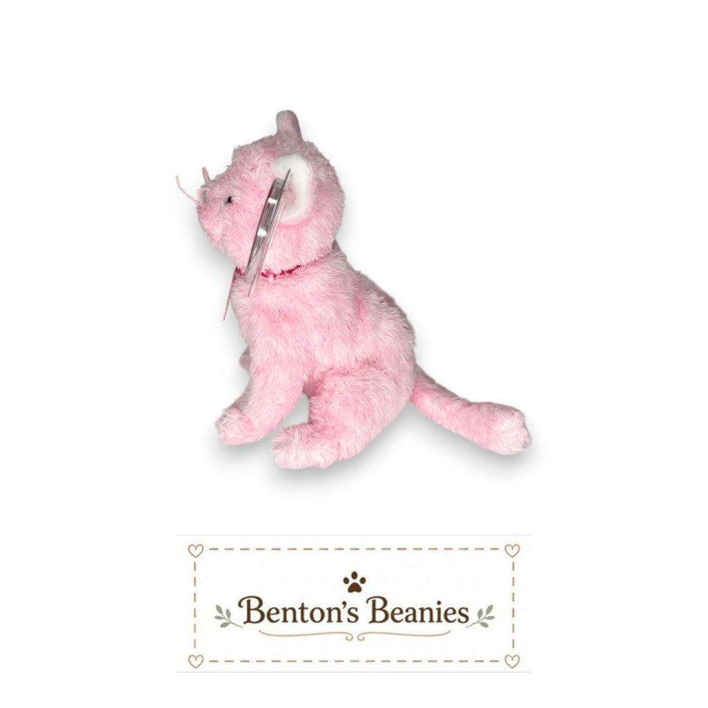 Fleur the Cat TY Beanie Baby | Mint Heart & Tush Tag