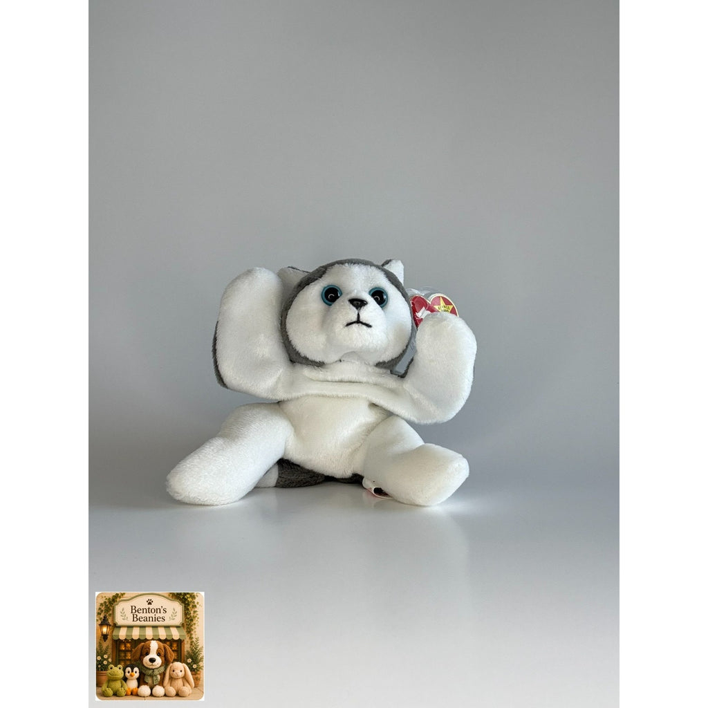 Nanook the Dog TY Beanie Baby | Mint Heart & Tush Tag