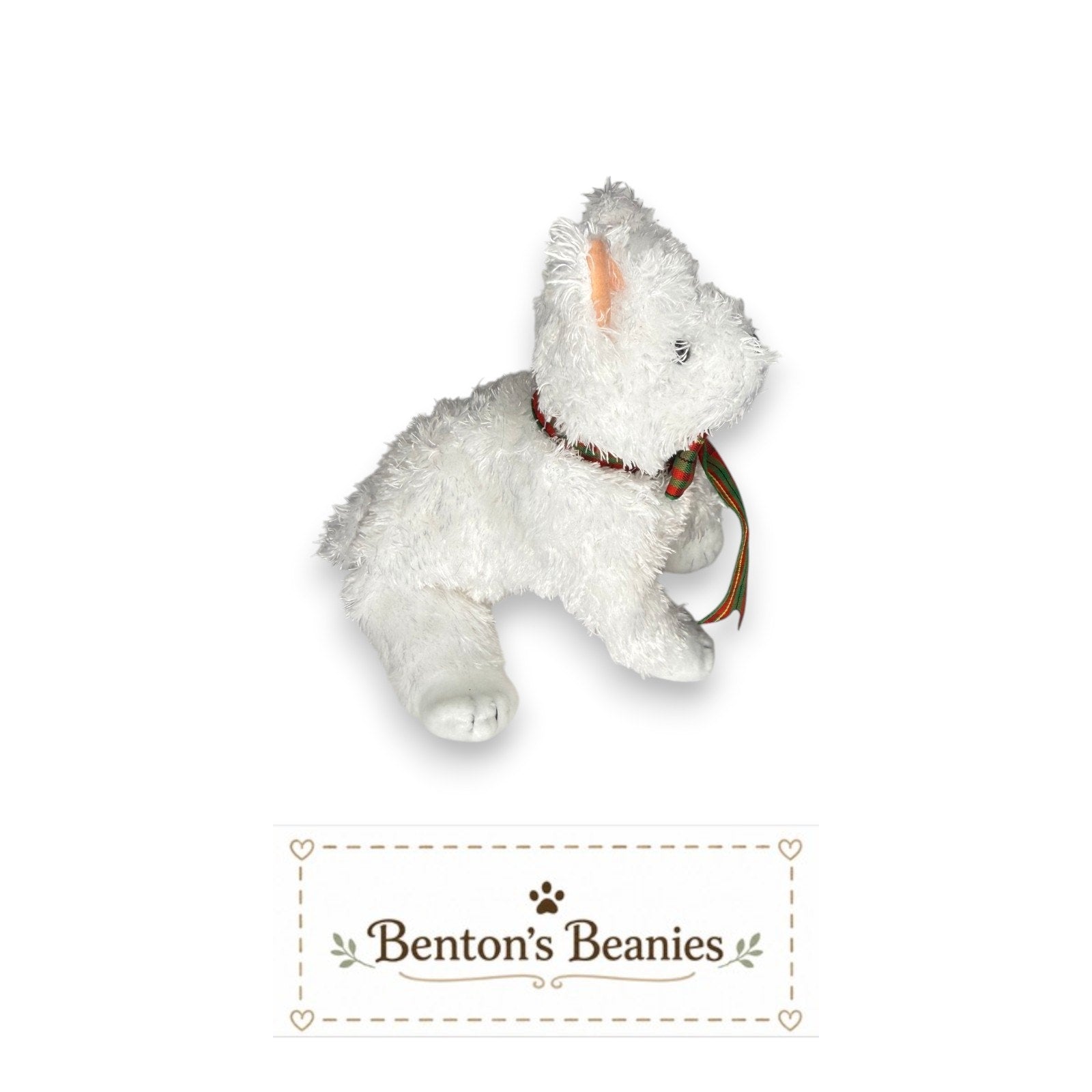 Kirby the Dog TY Beanie Baby | Mint Heart & Tush Tag