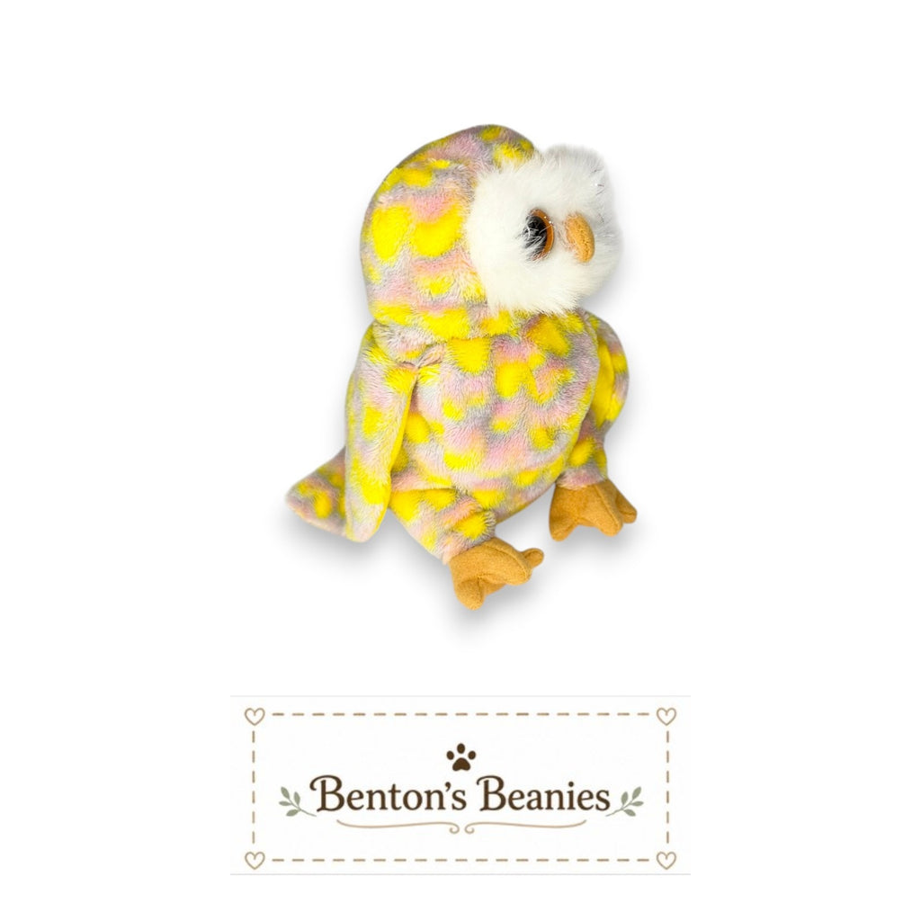 Twilight the Owl TY Beanie Baby | Mint Heart & Tush Tag