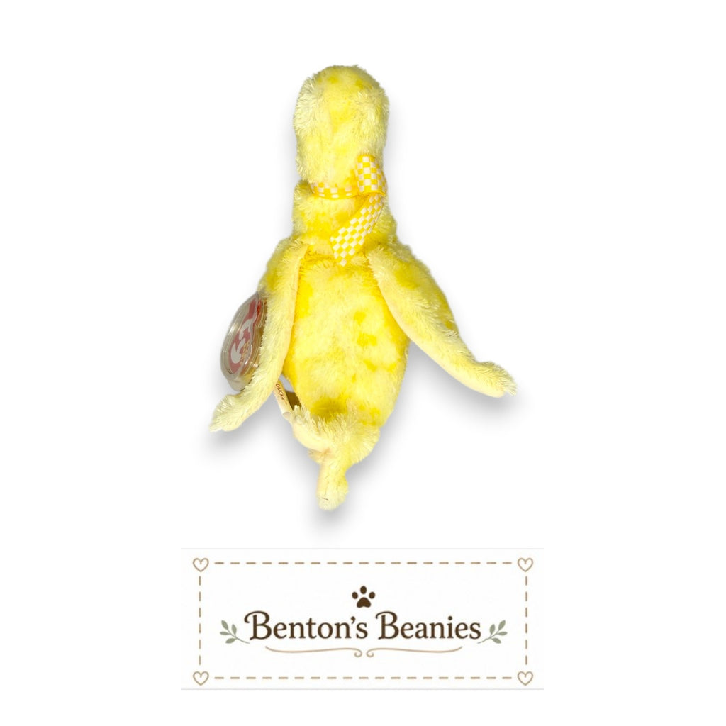 Duck-e the Duck TY Beanie Baby | Mint Heart & Tush Tag