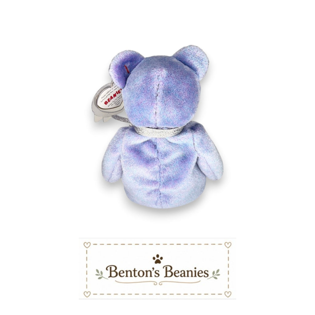 Clubby II the Bear TY Beanie Baby | Mint Heart/Tush Tag