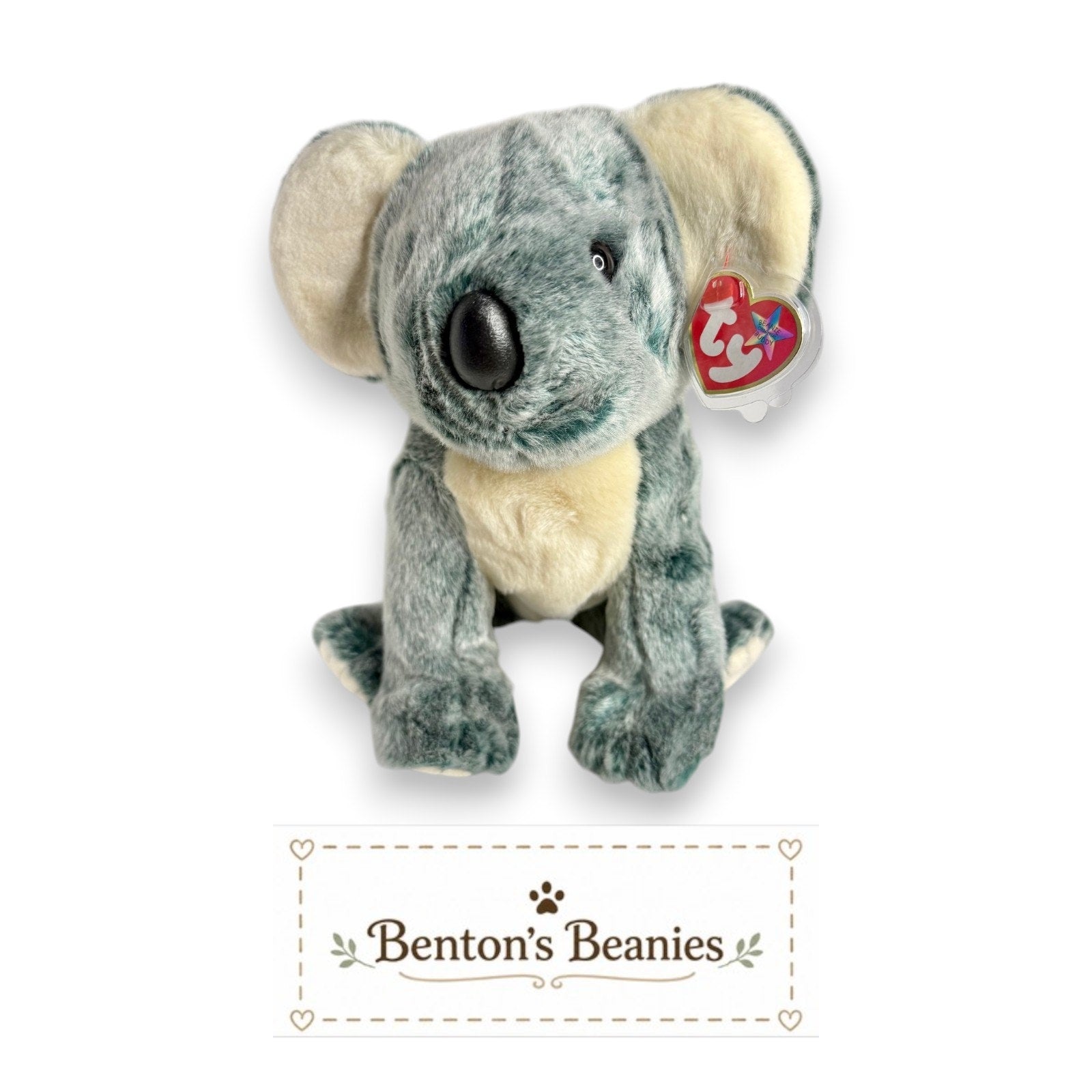Eucalyptus the Koala TY Beanie Buddies | Mint Heart Tush Tag