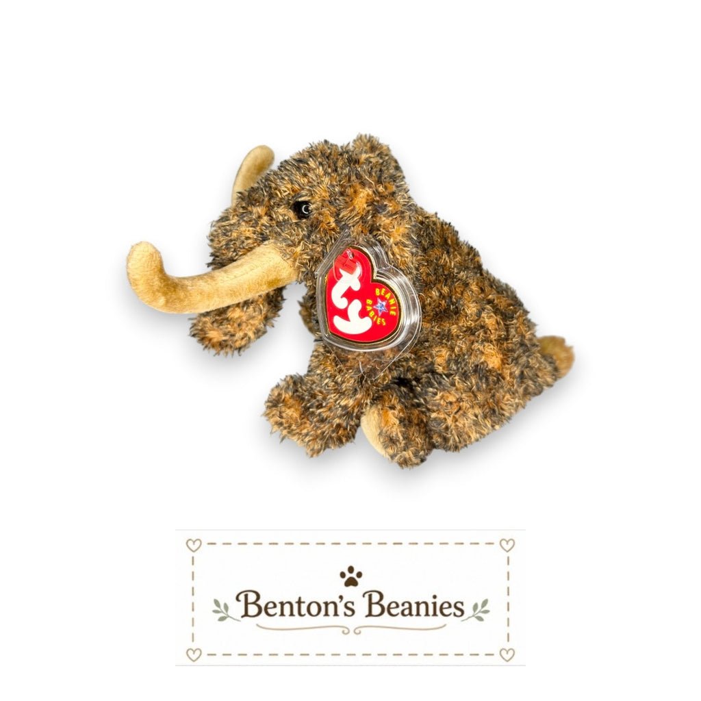 Giganto the Mammoth TY Beanie Baby | Mint Heart Tag