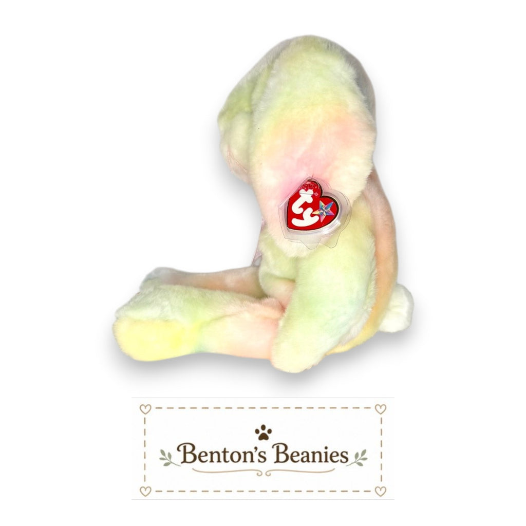 Hippie the Bunny TY Beanie Buddies | Mint Heart & Tush Tags